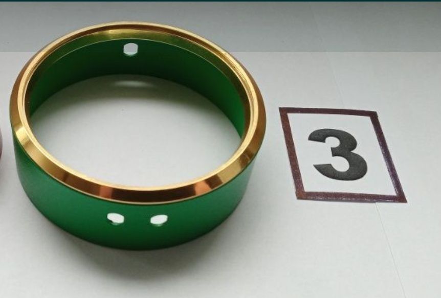 Obudowa - korpus do budzika ,,SLAVA'' - kolor zielony - stan bdb (3)