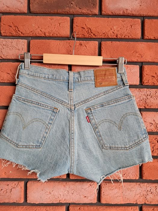 Jeansowe spodenki levis 501 xs
