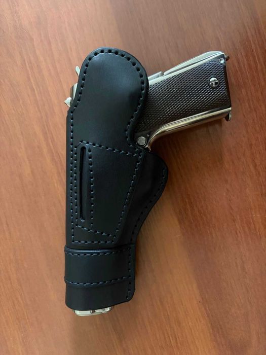 Шкіряна кобура для Colt M1911 A1 зі скобою, кобура Colt M1911, Кольт, оперативна кобура для пістолету Colt