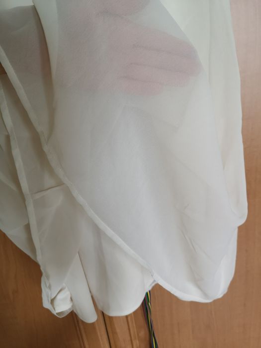 Nowa sukienka Vila rzymianka ecru elegancka Komunia lato krótka wesele
