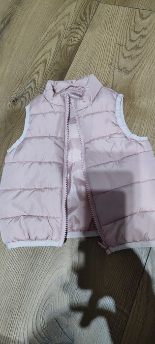 Kamizelka ocieplana bezrękawnik dziecięcy 9-12 m 80 cm