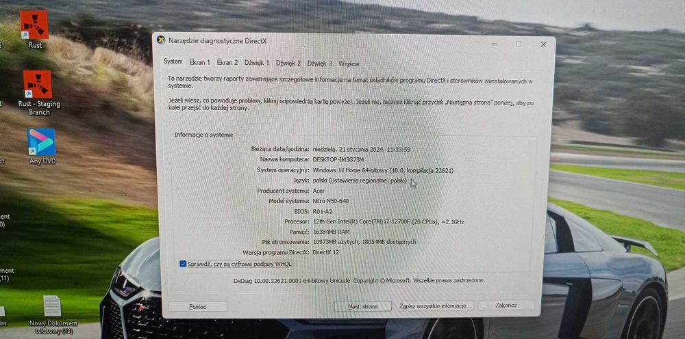 Sprzedam pc monitor 27 cali