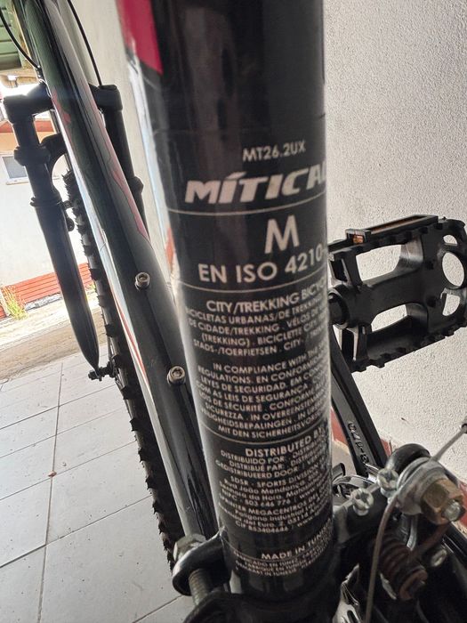 BICICLETA MITICAL ARO 26 €160 preto e rosa