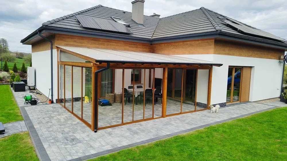 Zadaszenie tarasu taras wiata altana pergola pergola tarasowa pergola ogrodowa taras drewniany carport zabudowa tarasu oranżeria ogród zimowy