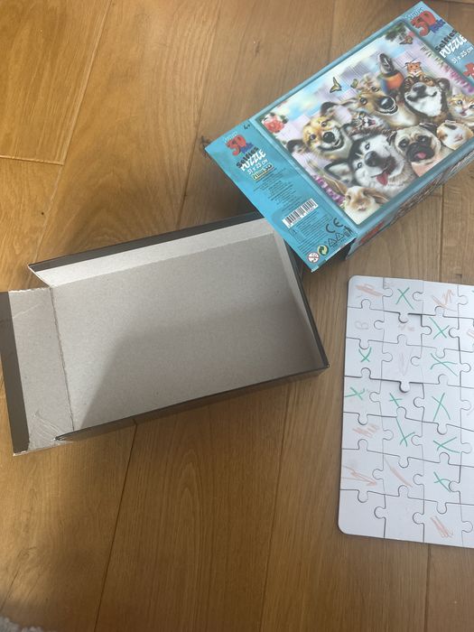 Puzzle 3D pieski i kotki