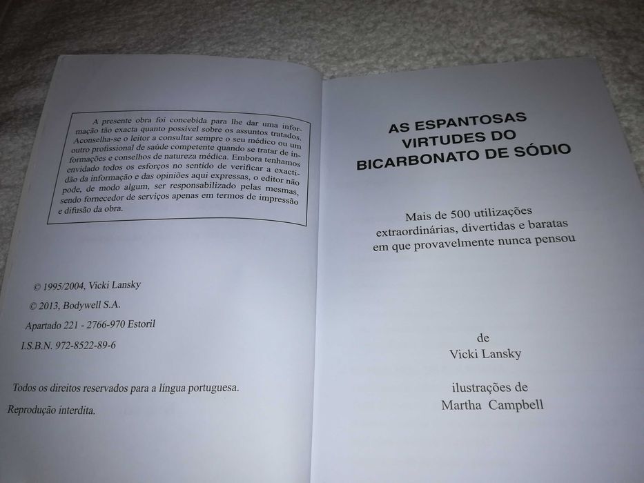 as espantosas virtudes do bicarbonato de sódio (vicki lansky) 2014