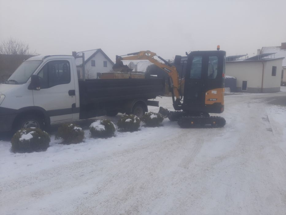 Wynajem minikoparki usługi minikoparką