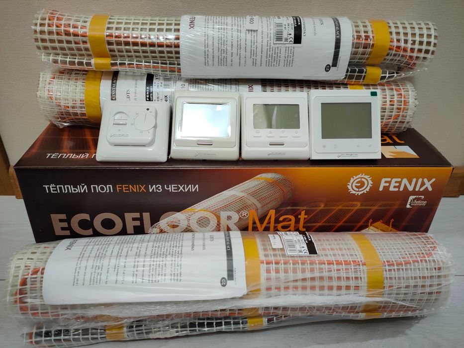 Теплый пол электрический под плитку, Греющий кабель и Маты 0.5 - 17 м2