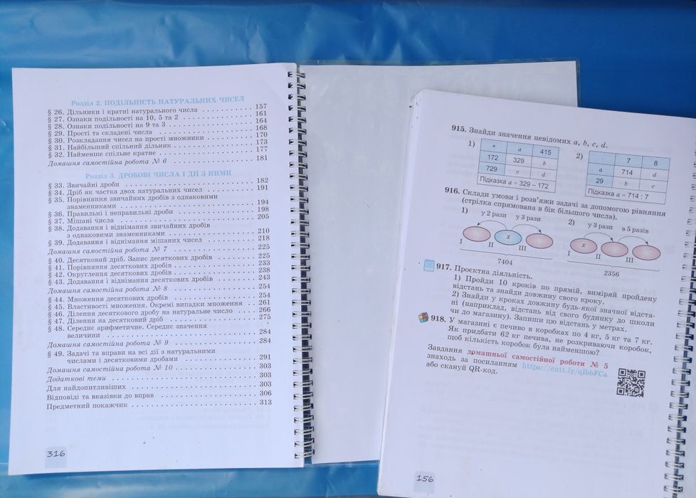 Математика 5 класс 2 части Истер