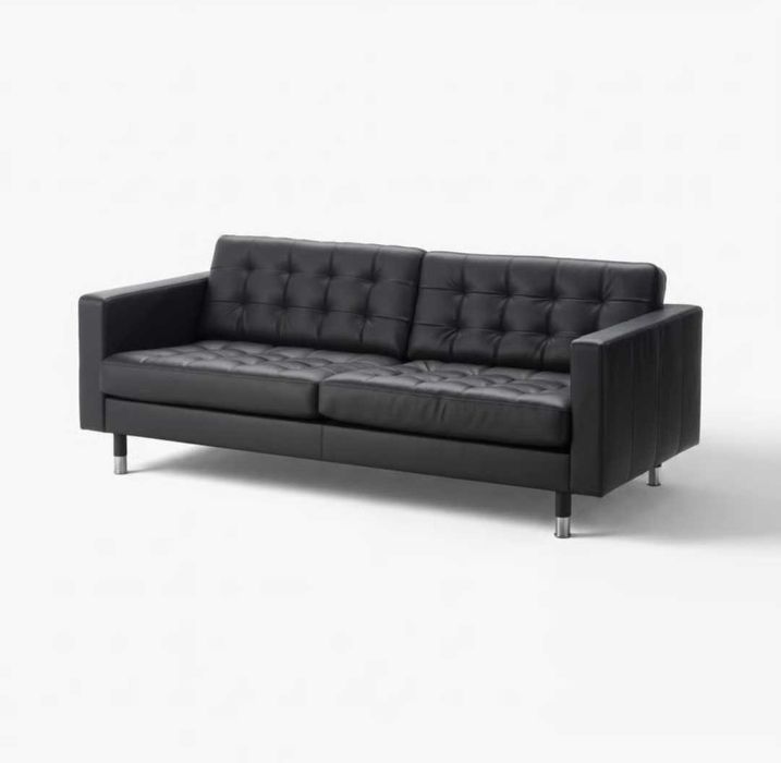 Sofá IKEA LANDSKRONA de 3 lugares – preto