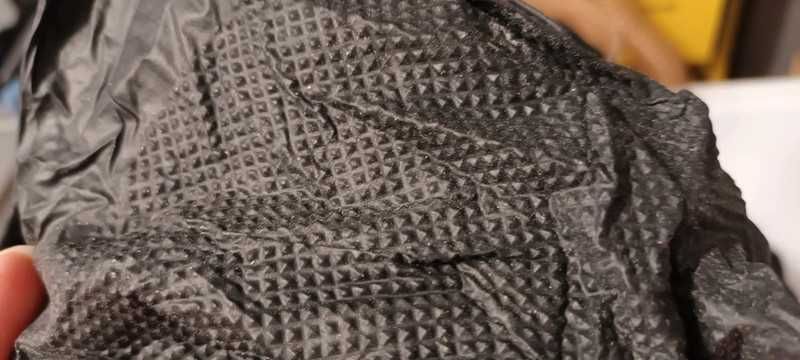 Nowe rękawiczki nitrylowe XL czarne 32 szt