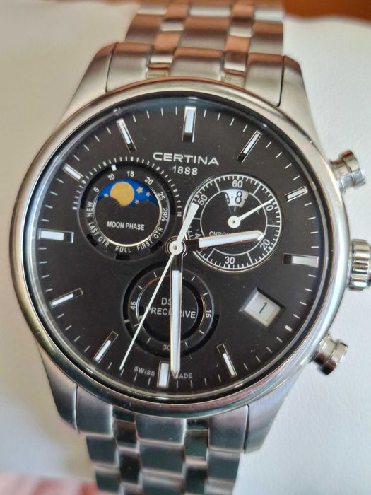 Zegarek męski Certina DS-8 Chrono Moon Phase