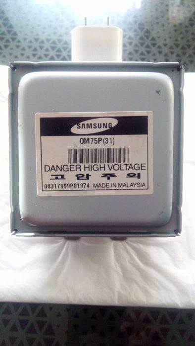 Магнетрон микрохвильовки OM75P(31)  SAMSUNG. оригинал Малайзія.
