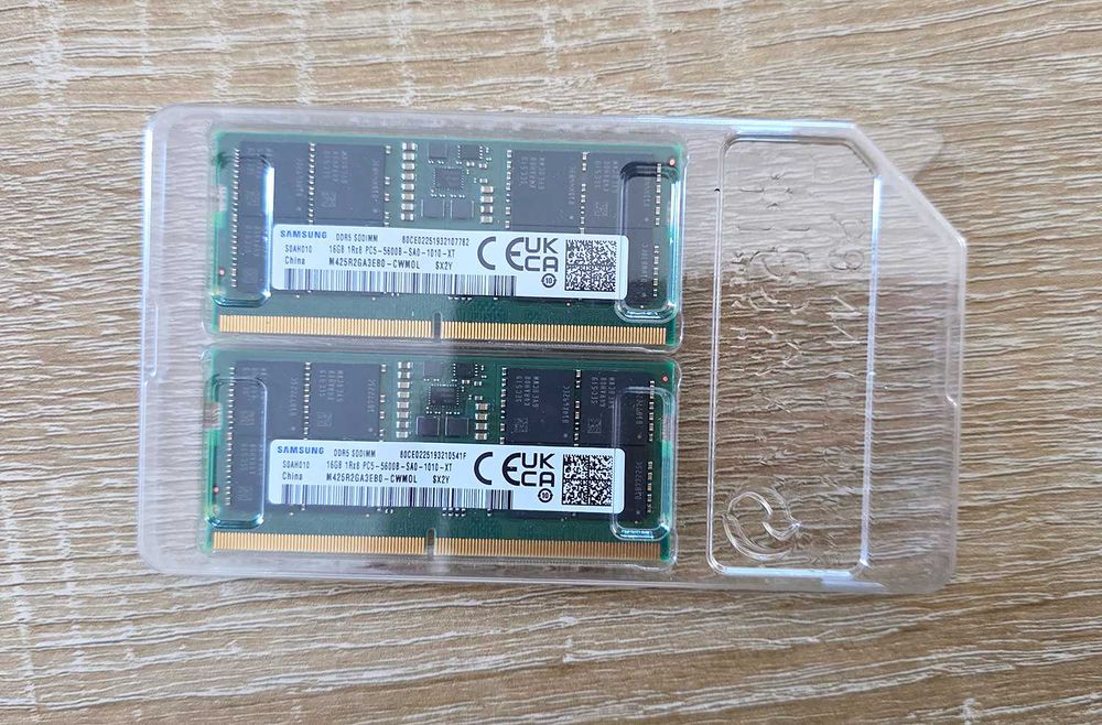 32 GB (2x16) DDR5 5600 SODIMM SAMSUNG