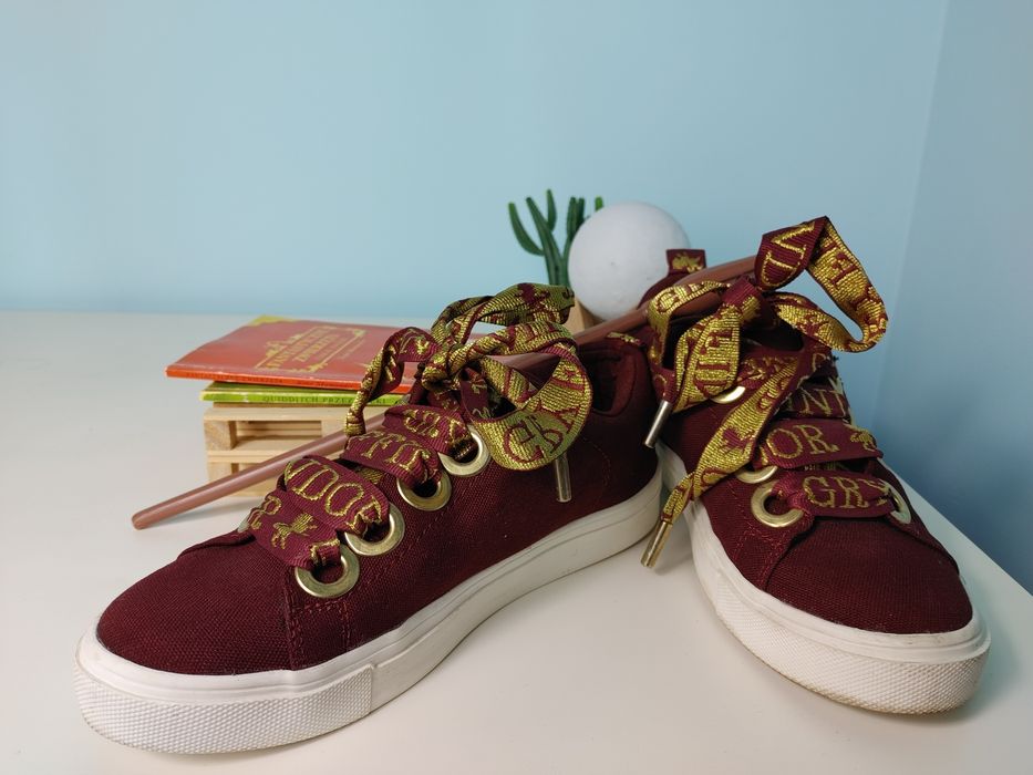 Buty trampki sneakersy płaskie harry potter 36 gryffindor