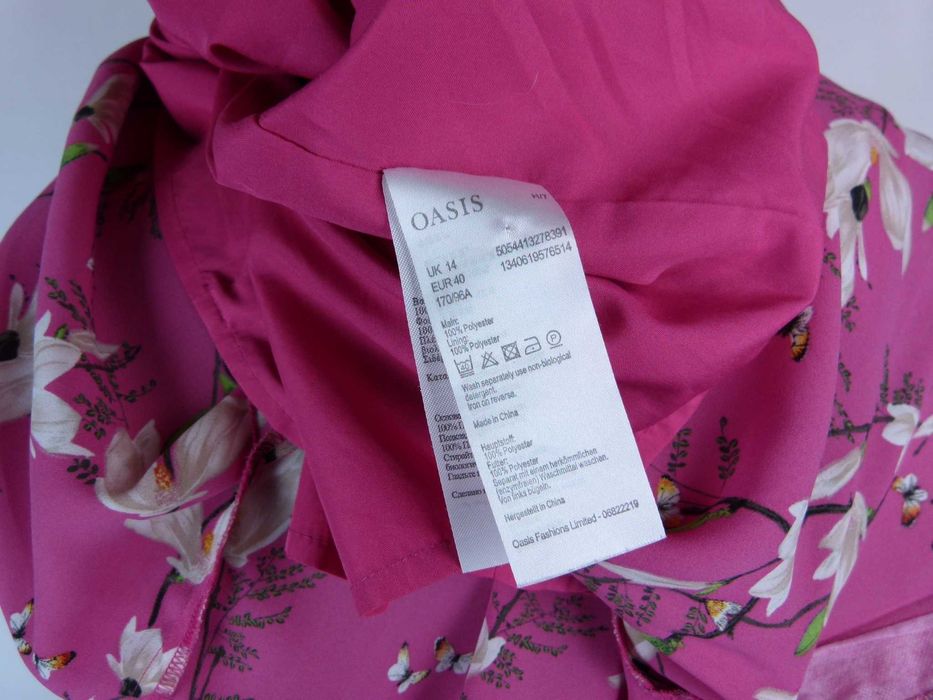 Oasis letnia sukienka midi kwiaty 14 / 40