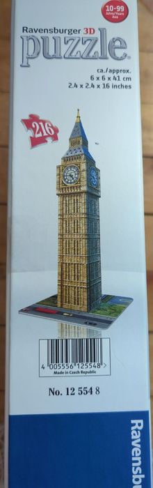 Вінтажний пазл 3D Big Ben