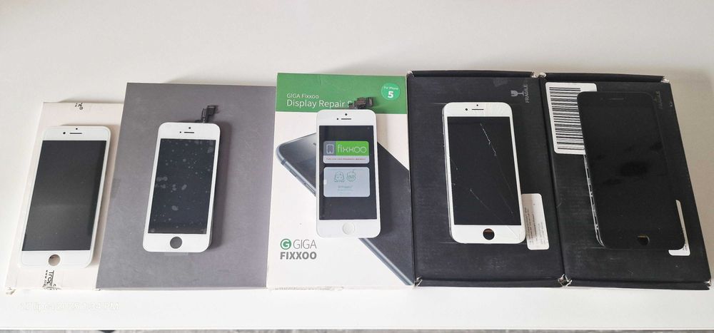 Zestaw wyswietlaczy iphone 5 7 8