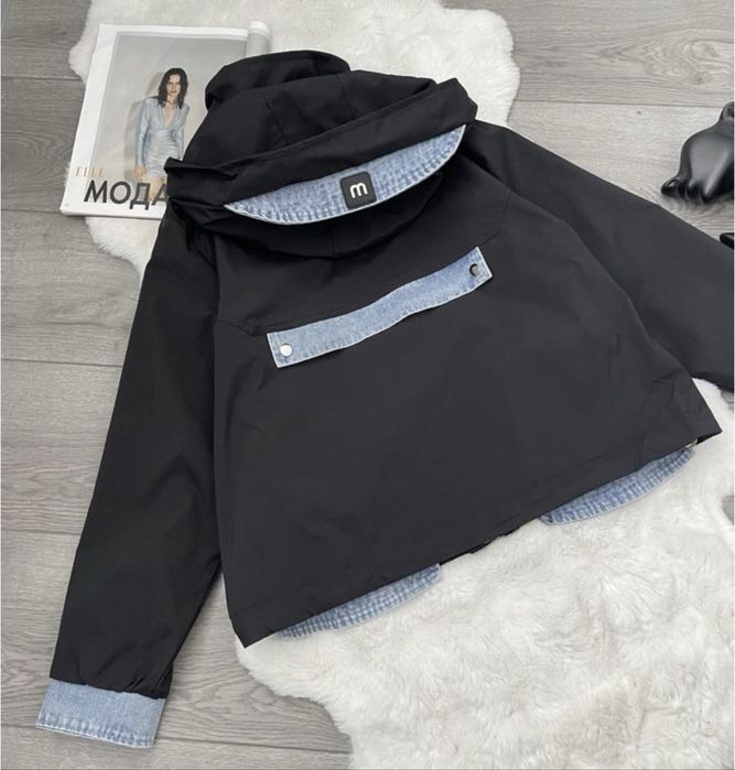 комбінована куртка