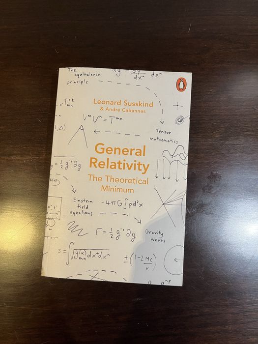 O livro “Relatividade Geral” de Leonard Susskind em inglês