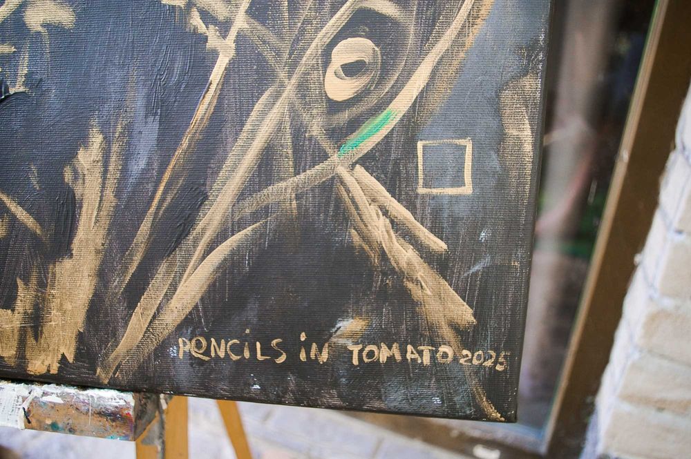 Картина  Polynesia Gold диптих