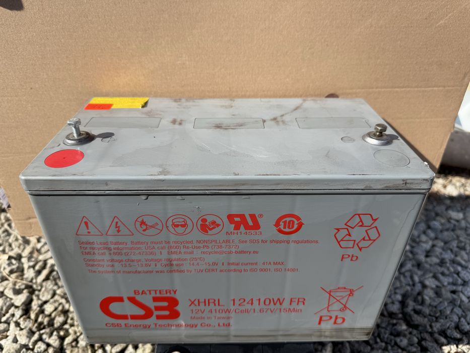 Akumulator CSB 12V 105Ah AGM GEL magazyn energii