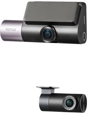 Відеореєстратор (2 камери) 70mai Dash Cam 4K T800 128gb