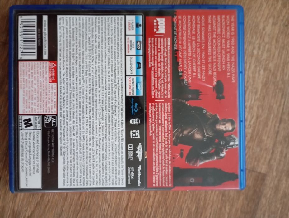 Продам игру Wolfenstein THE NEW ORDER