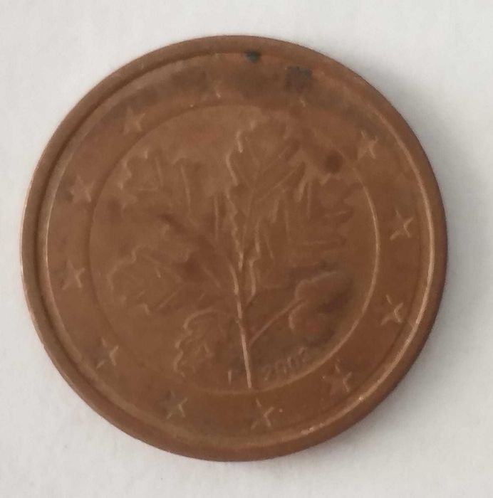 Moedas de 2 cêntimo F 2002 Alemã