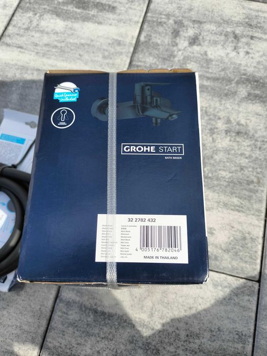 Grohe zestaw wannowy czarny