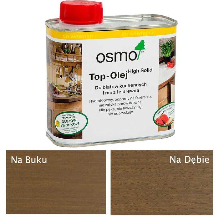Top olej osmo do blatów kuchennych 3037, 3061, 3068 0,5 L Tanio