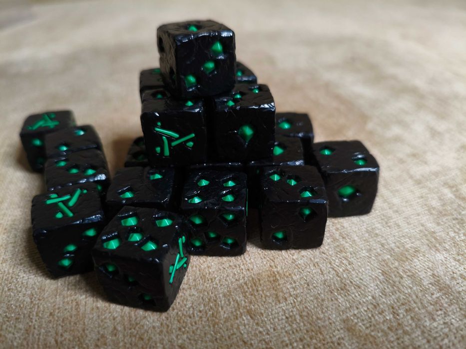 Games Workshop: Skaven Dice. Скавенские кубы/Скавенські куби.