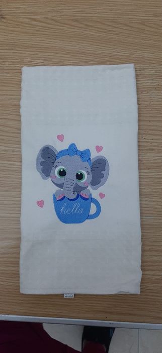 Pano de Cozinha Bordado