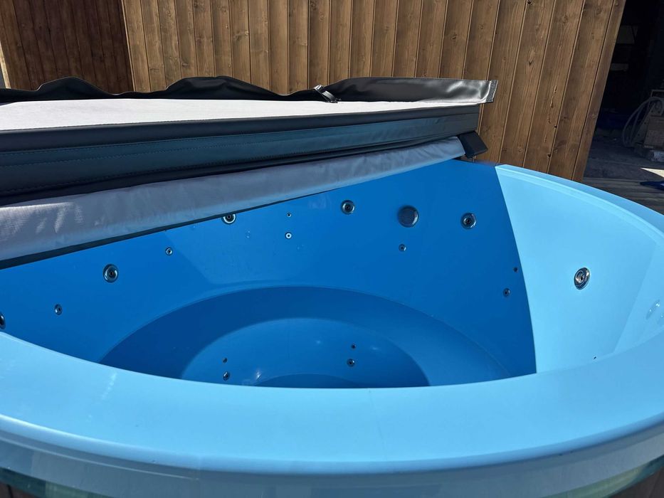 Balia ogrodowa elektryczna E-BALIA 6 osób kopolimer PP jacuzzi Wi-Fi LED