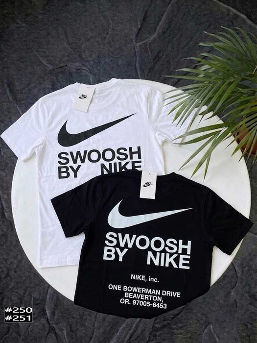 Черная / Белая | Новая Футболка Nike Jordan Swoosh By | XS-XXL