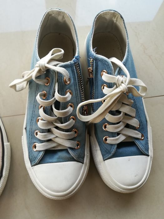 Tenisówki 3 pary 22 cm