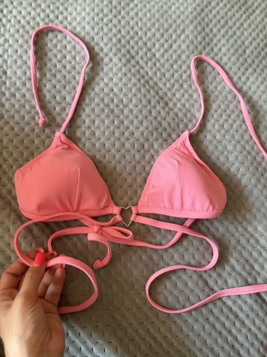 Ліф від купальника рожевий з сердечком S розмір