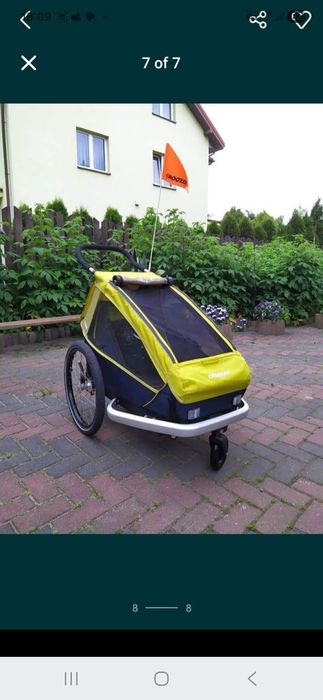 Przyczepka rowerowa Croozer WYNAJEM