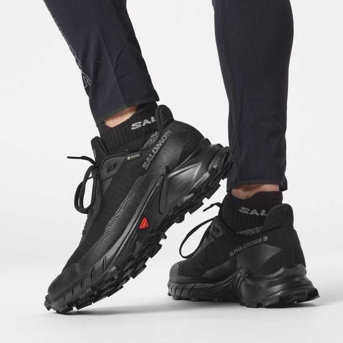Оригінал ! Кросівки Salomon Alphacross 5 Gtx Black 473075 US 8.5; US 10.5; US 12