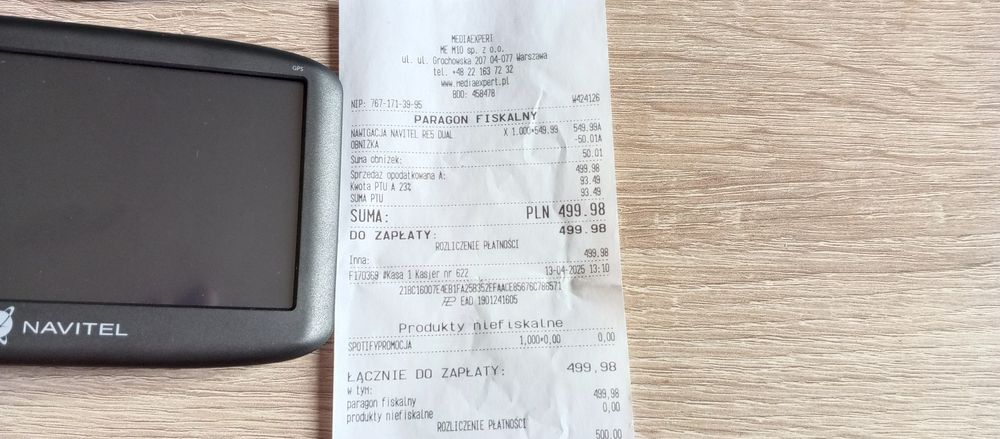 Wideorejestrator z nawigacja