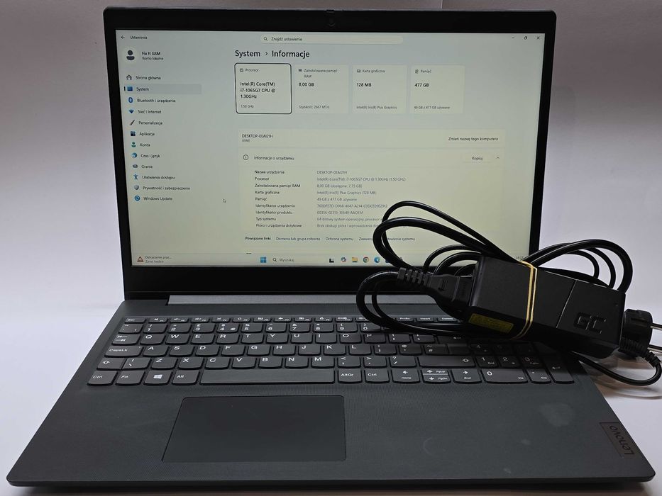 Laptop Lenovo Ideapad 315IIL05 i7-10th GWARANCJA!
