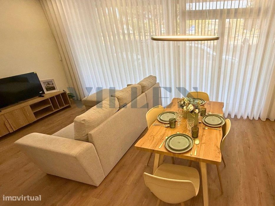 Apartamento T1 mobilado no centro da Trofa