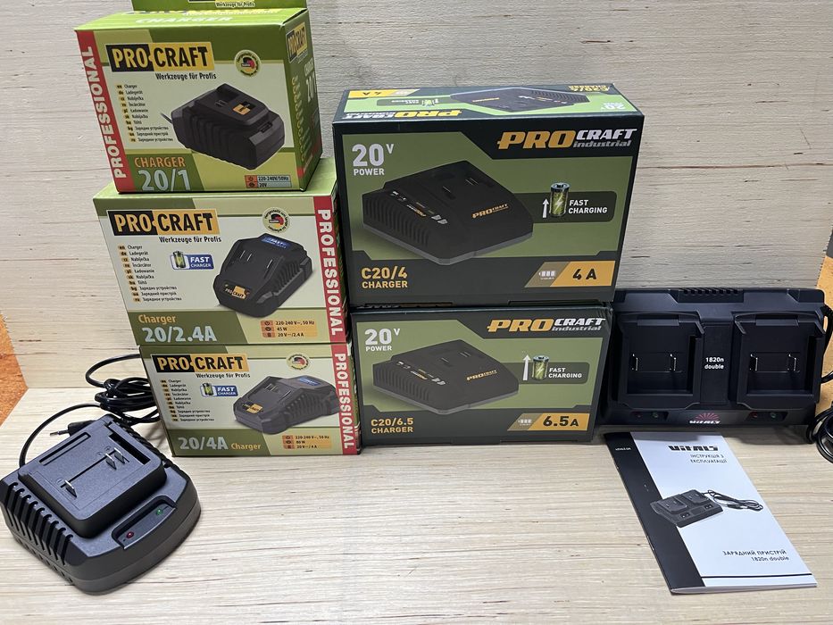 Зарядний пристрій Procraft посадка Makita 18-21В