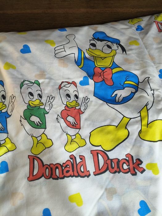 Stara poszwa na kołdrę PRL z kaczorem Donald ⁷