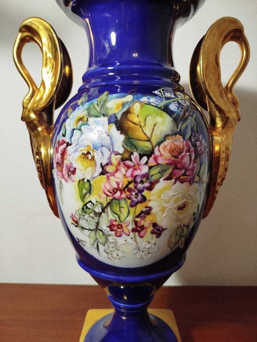 Jarra de Porcelana Real D'arte - Pintado à mão