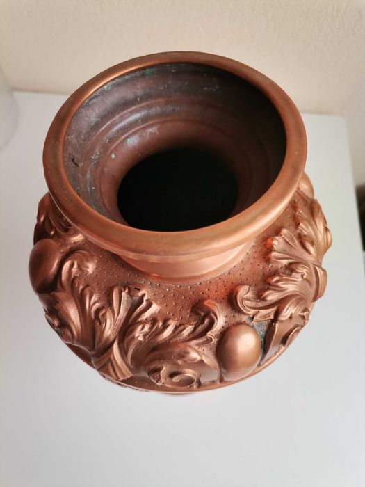 Jarrão em cobre (para flores)