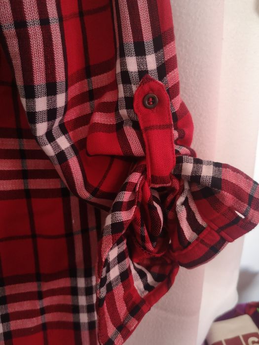 Camisa aos quadrados da Mango