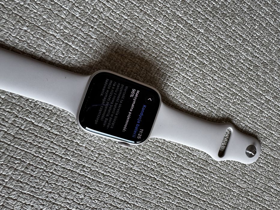 Apple Watch Series 9 45mm GPS + Cellular – Starlight | 96% baterii