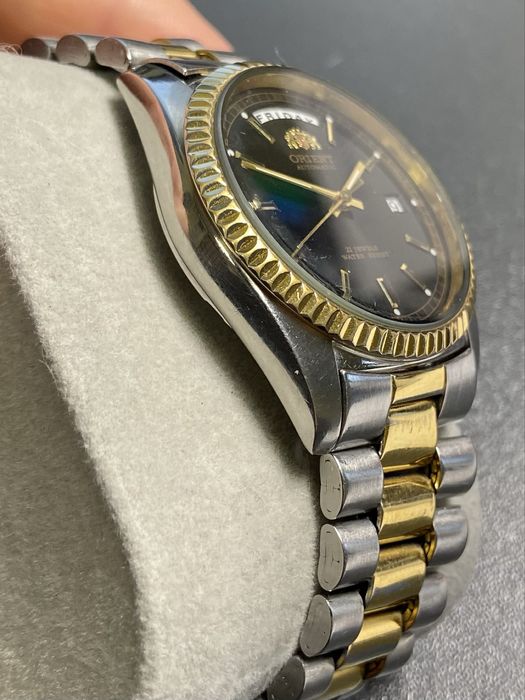 Редкие часы Orient President Automatik 46E001-90. Стиль Ролекс