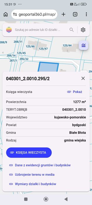 Działka budowlana Zielonka